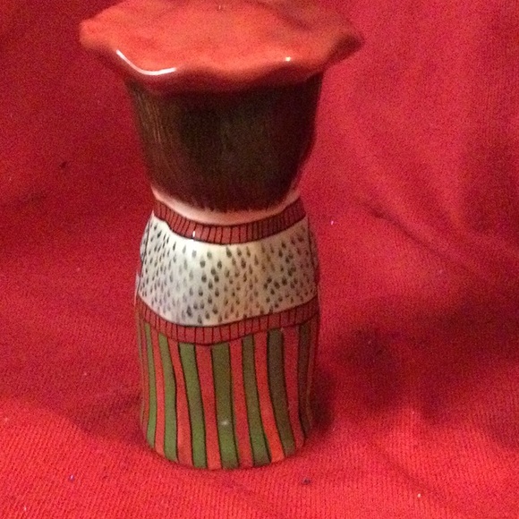 Susan Paley Vintage Candice & Noelle Salt & Pepper Shakers & Spoon Rest - Picture 3 of 9